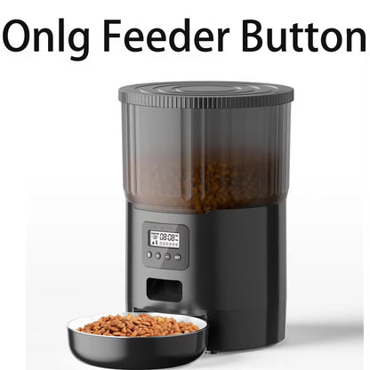 4L Smart Automatic Pet Feeder with Tuya WiFi and 2L Water Fountain for Dogs and Cats