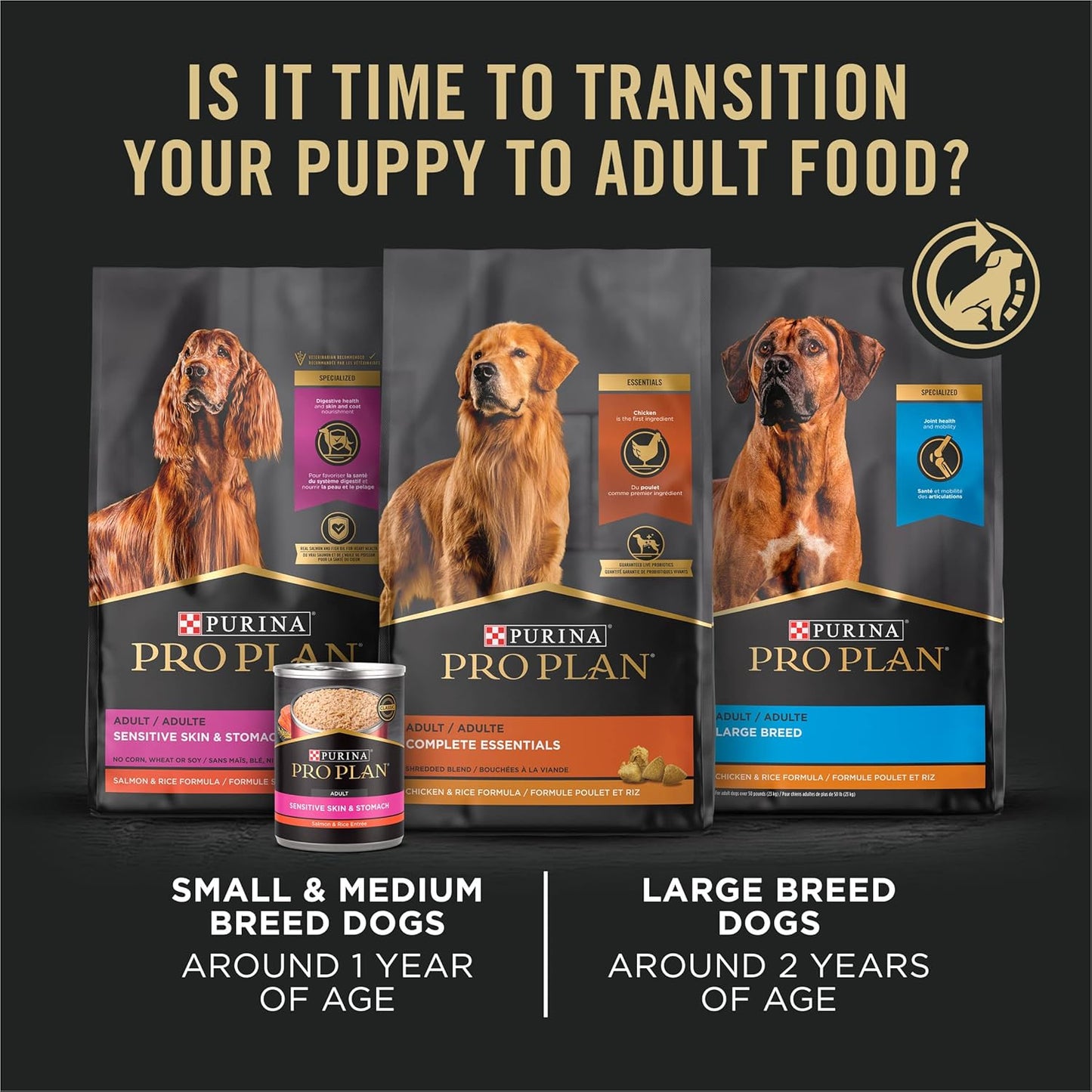 Purina Pro Plan High Protein Small Breed Puppy Food with DHA - Chicken & Rice Formula, 18 lb. Bag (Packaging May Vary)
