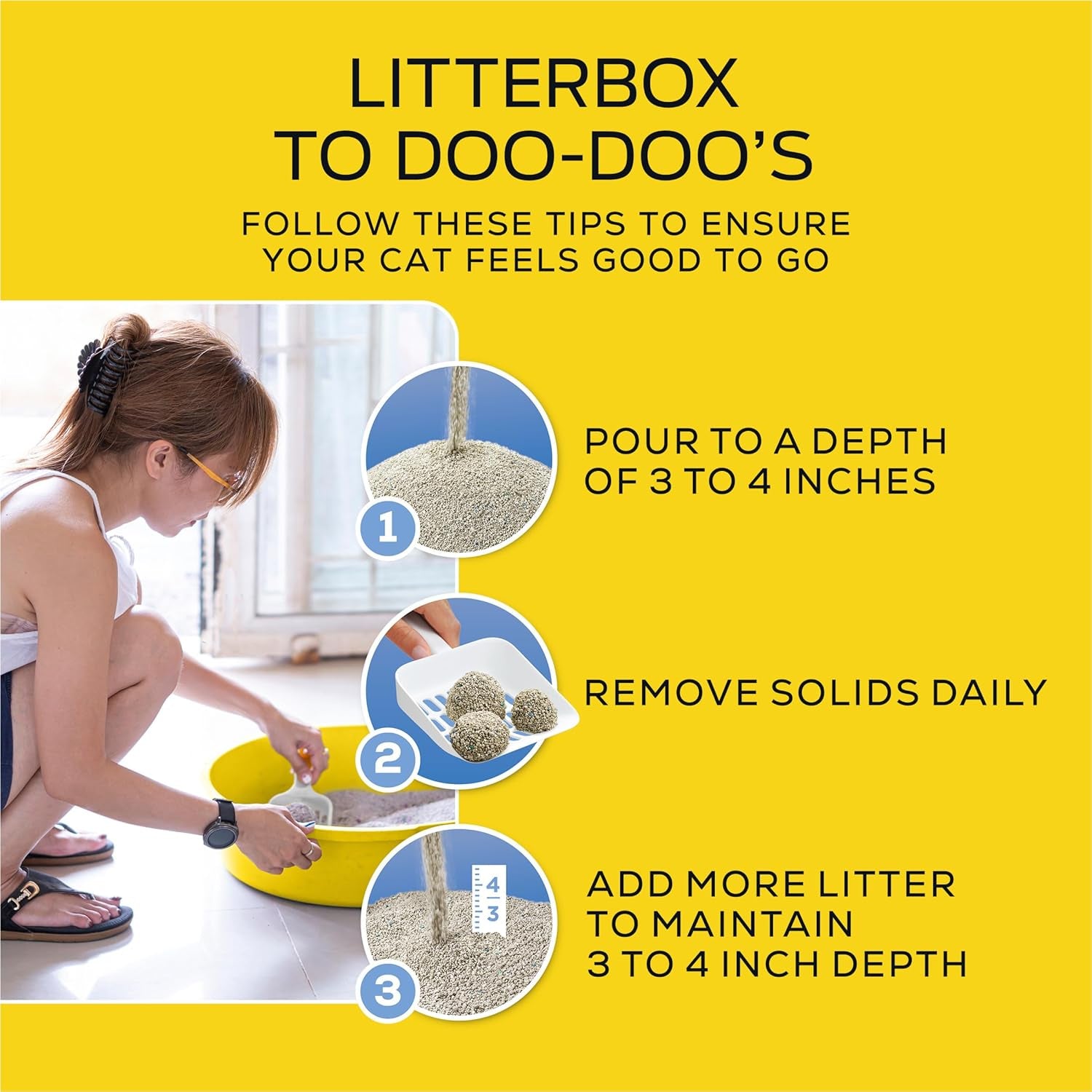 Premium Lightweight 4-in-1 Multi-Cat Clumping Cat Litter with Odor Control - 17 lb Box, 99.9% Dust Free