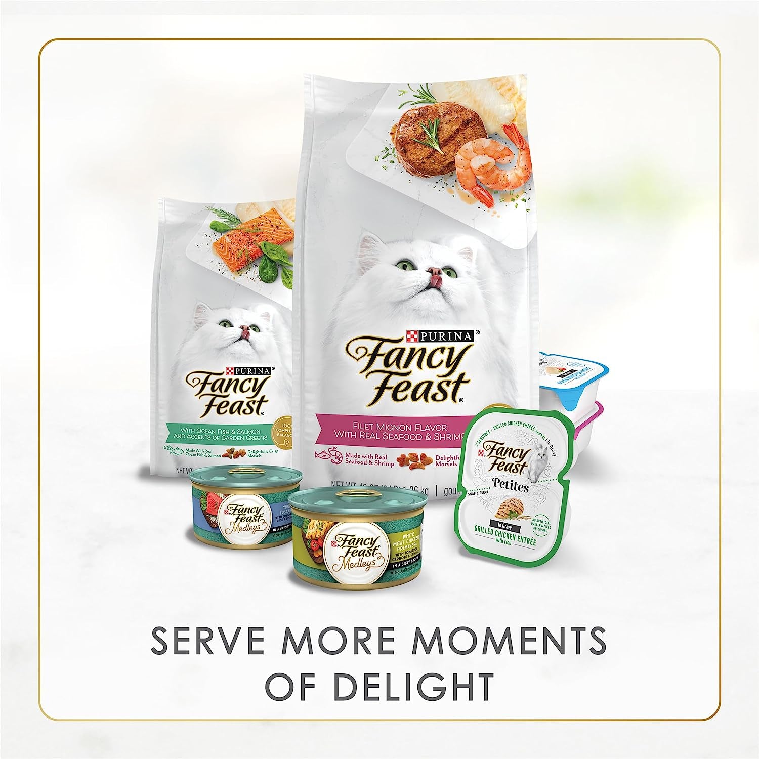 Purina Tender Ocean Whitefish, Turkey, Chicken, and Salmon Wet Kitten Food Variety Pack - 24 Count (3 Oz. Boxes)
