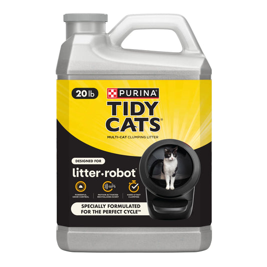 Purina Clumping Cat Litter for Litter-Robot with Revitalizing Scent, 20 lb Jug