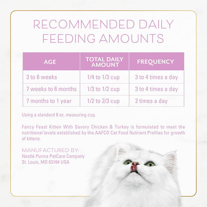 Purina  Kitten with Savory Chicken and Turkey Kitten Dry Food - 7 Lb. Bag