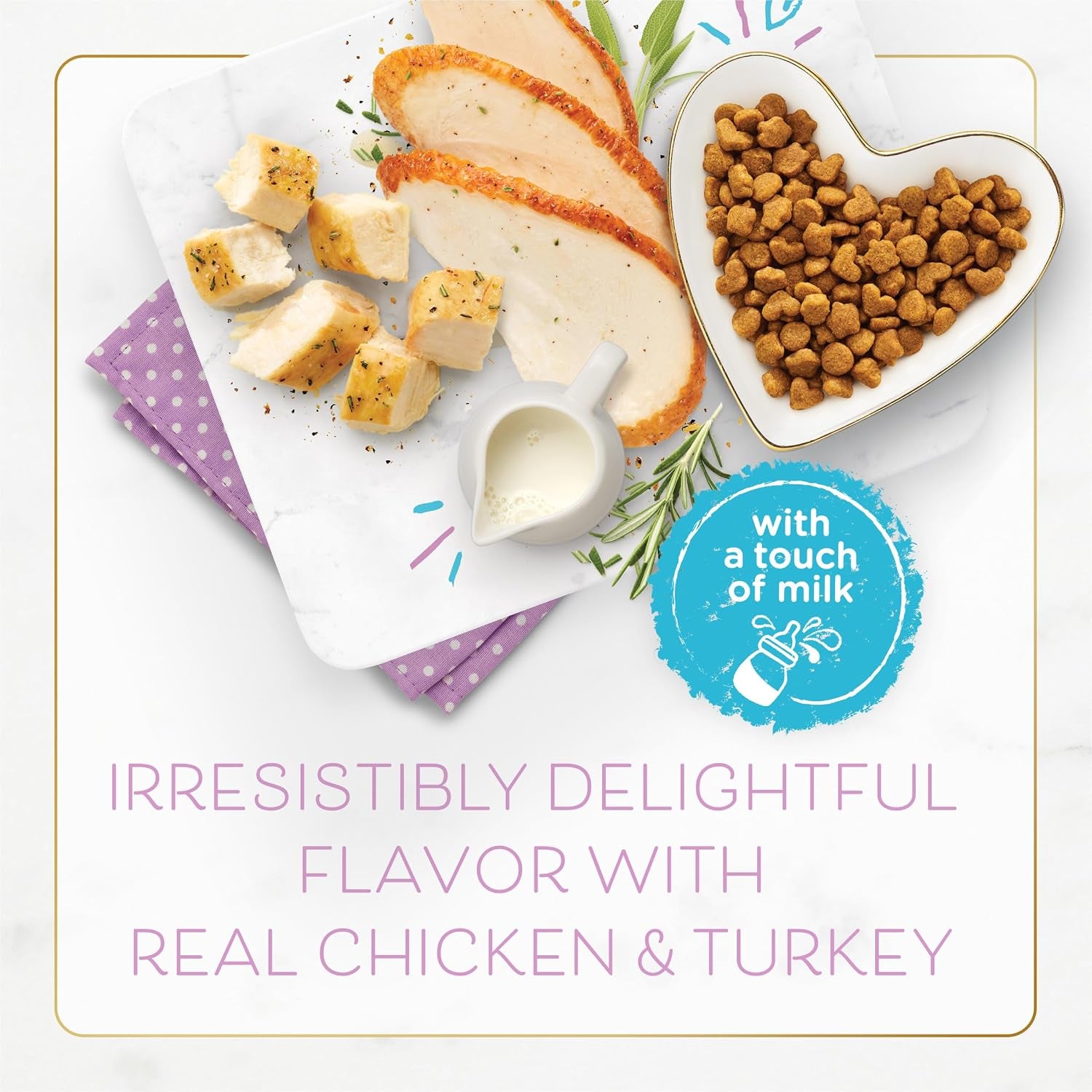 Purina  Kitten with Savory Chicken and Turkey Kitten Dry Food - 7 Lb. Bag