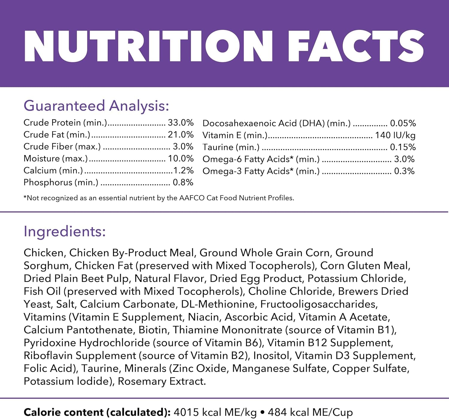 Proactive Health Dry Cat Food for Kittens, Nutrient-Rich Recipe with Real Chicken, 16 lb Bag