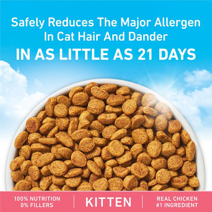 Liveclear Allergen-Reducing Dry Kitten Food Formula with Real Chicken as the Number One Ingredient - 5 Lb. Bag