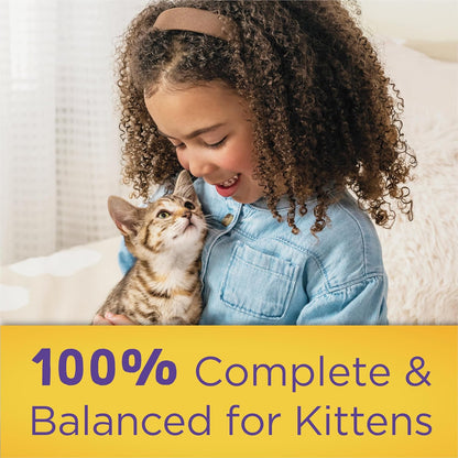 Purina Kitten Chow Year One Essentials High-Protein Dry Kitten Food with Real Chicken and Essential Nutrients - 14 lb Bag