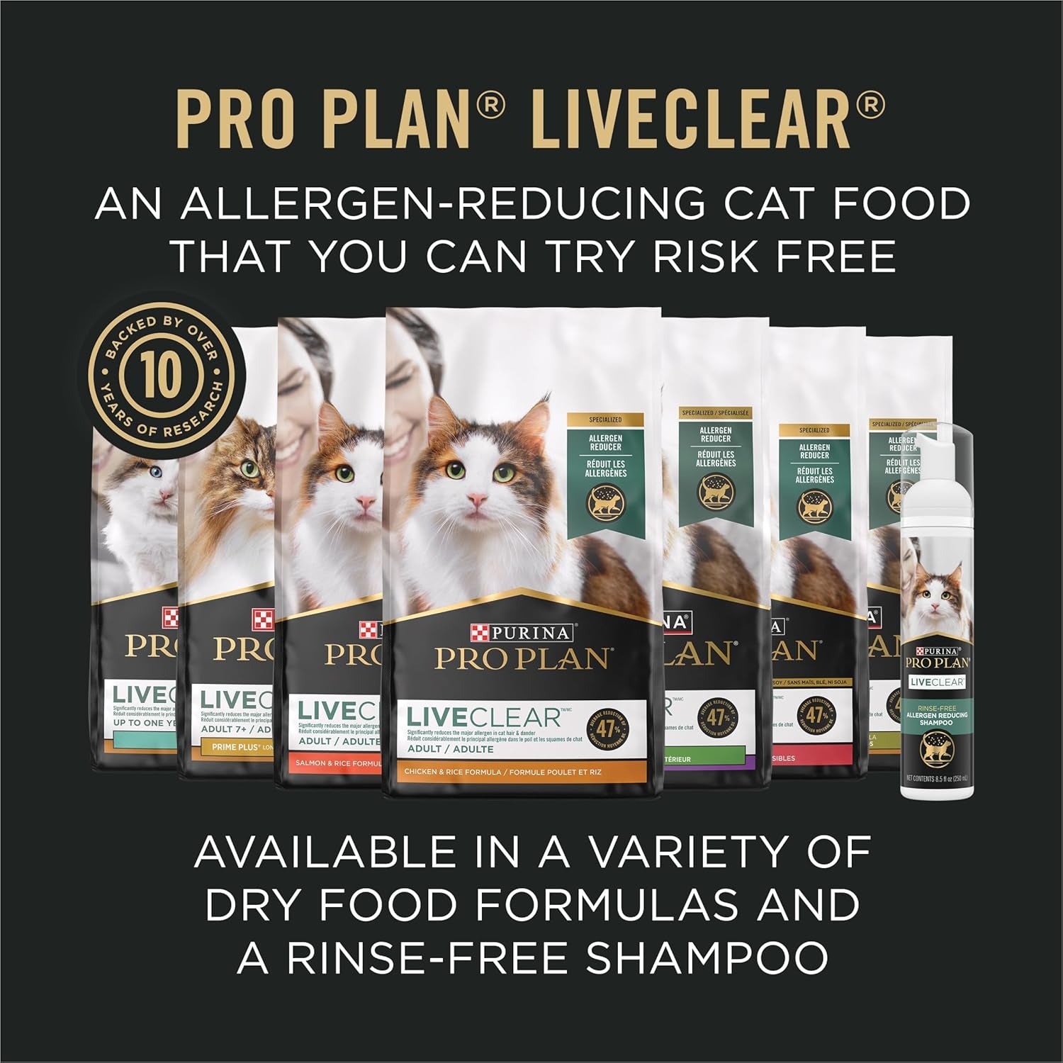 Purina Pro Plan LiveClear Weight Management Cat Food with Chicken and Rice Formula - 3.2 lb Bag