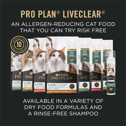 Purina Pro Plan LiveClear Weight Management Cat Food with Chicken and Rice Formula - 3.2 lb Bag