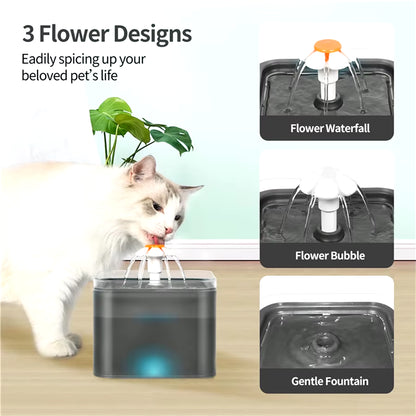 4L Smart Automatic Pet Feeder with Tuya WiFi and 2L Water Fountain for Dogs and Cats