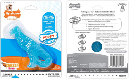 Puppy Starter Kit: 5 Assorted Chew Toys and 1 Natural Treat for Small Dogs (Up to 25 lbs) - Bacon & Chicken Flavor, 6 Pack